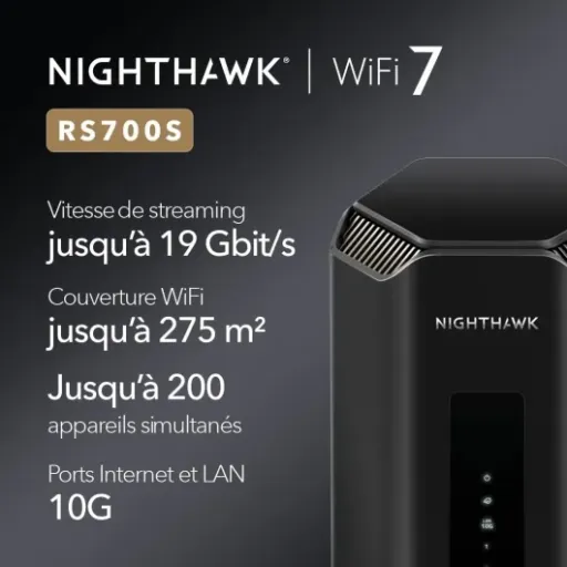 Test Netgear Nighthawk RS700S : un routeur WiFi 7 très rapide mais pas si simple à rentabiliser