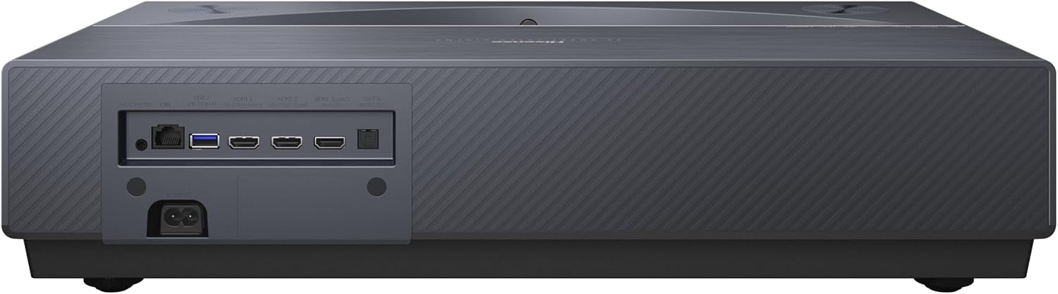 PT1SE - Vidéo-Projecteur Laser 4K Trichroma, Ultra Courte Focale (80" à 150"), 2300 Lumens ANSI, Dolby Vision & Atmos, Smart TV VIDAA, HDMI 2.1, Noir