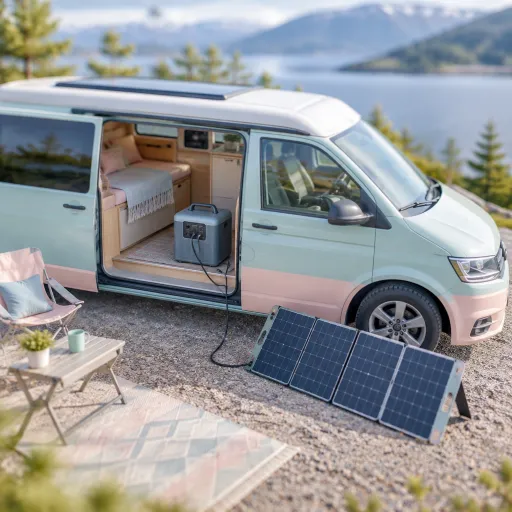 Quelle station électrique portable choisir pour un camping car connecté et autonome