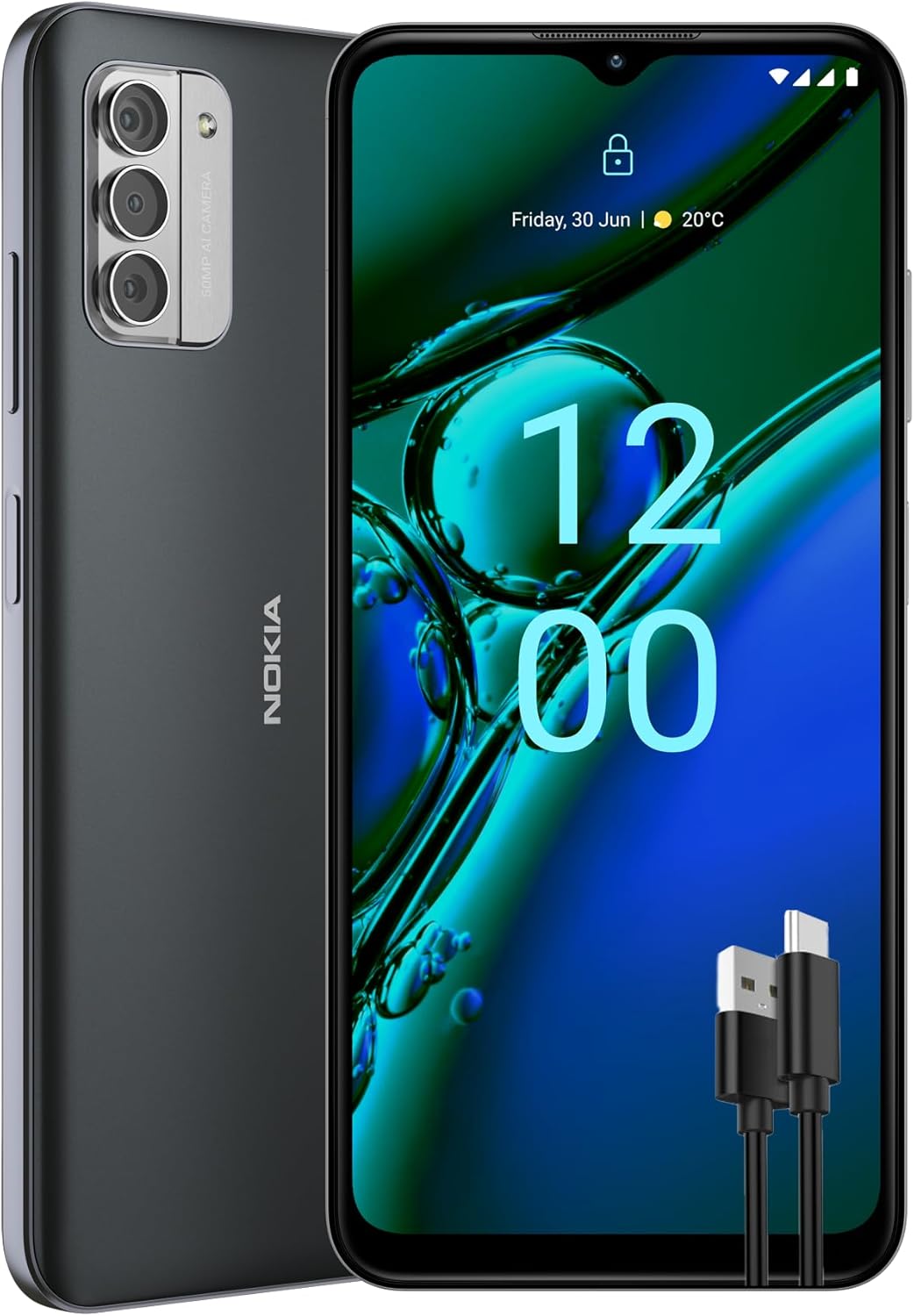 Nokia G42 5G, Dual, 128GB 6GB Ram, Gray