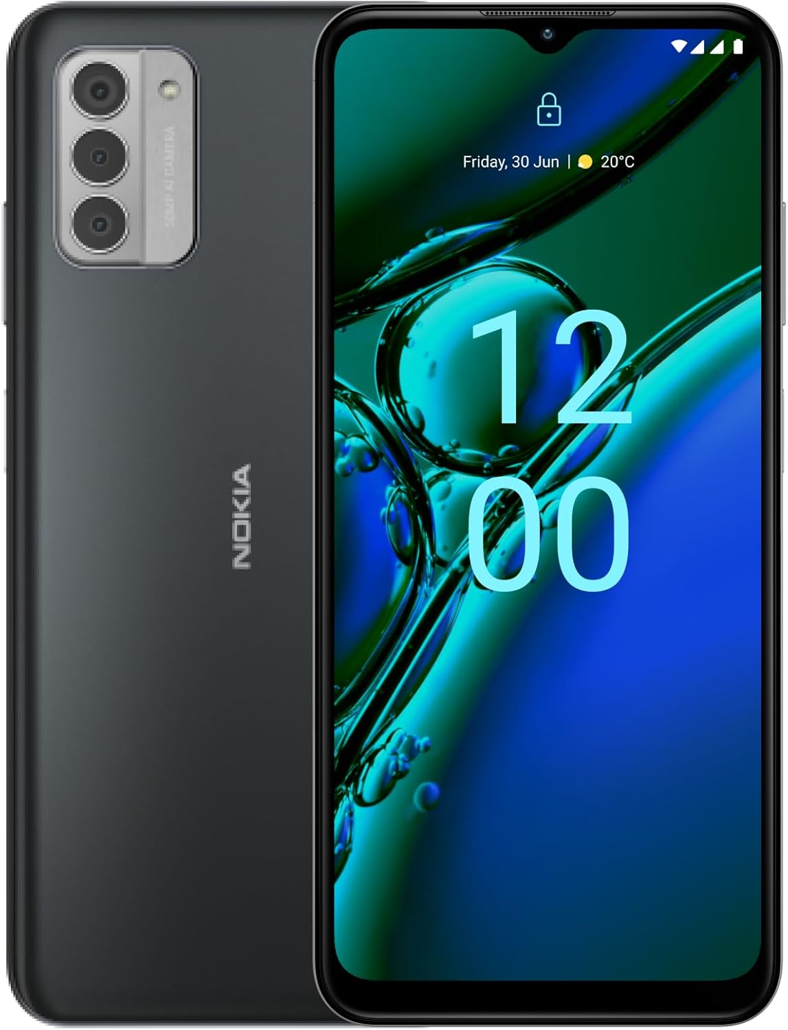 Nokia Smartphone G42 6,56" HD+, 4 GB/128 GB de Stockage, Batterie offrant 3 Jours d'autonomie, Android 13, Capture Audio 3D OZO, réparabilité QuickFix et Double SIM - Gris