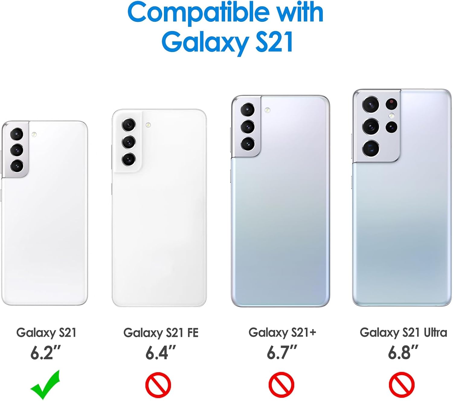 Coque Fine pour Samsung Galaxy S21 5G 6,2 Pouces, Étui Housse de Téléphone Ultra Mince Anti-Chocs avec Conception en Fibre de Carbone (Noir)