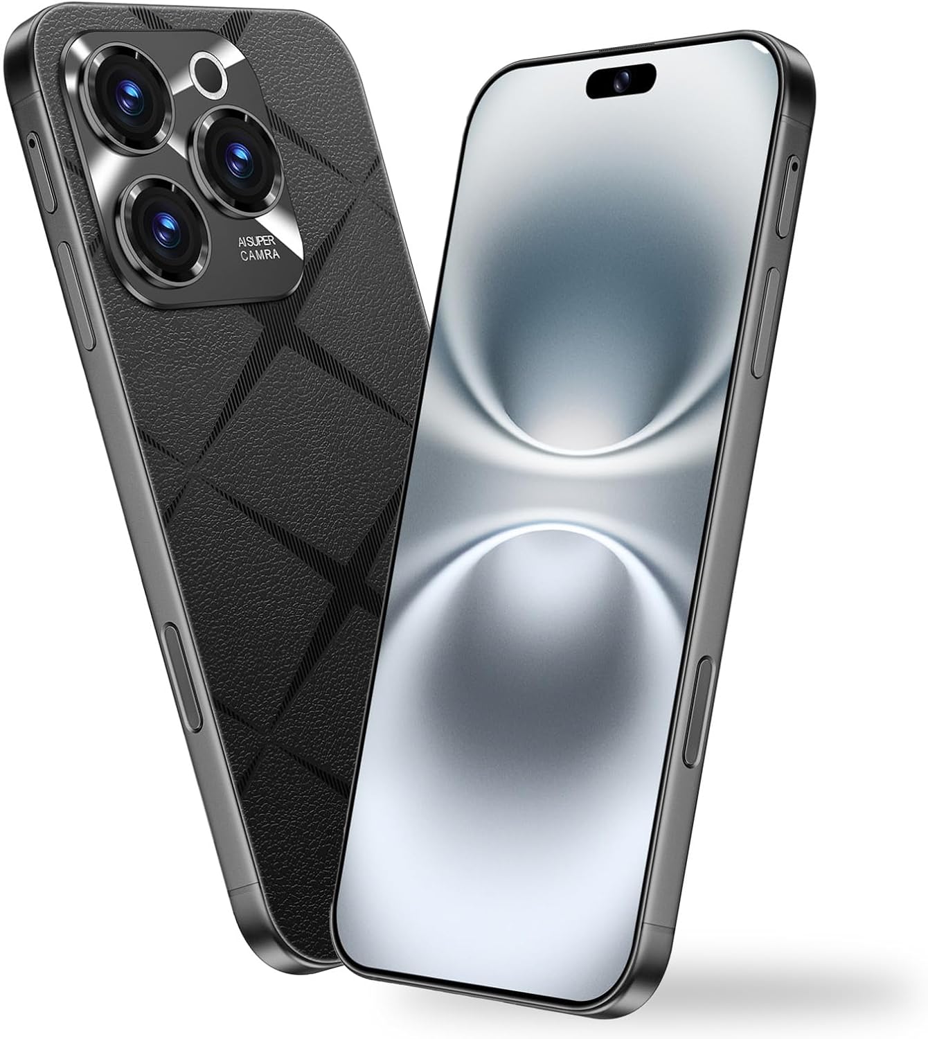 A16 Pro Max Téléphone débloqué, Appareil Photo 13MP Android Mobile débloqué 4GB+64GB/256GB Expansion, 6.6-inch Display,4050mAh Smartphone Double SIM Double Standby/OTG/GPS/Face Recognition(Black)