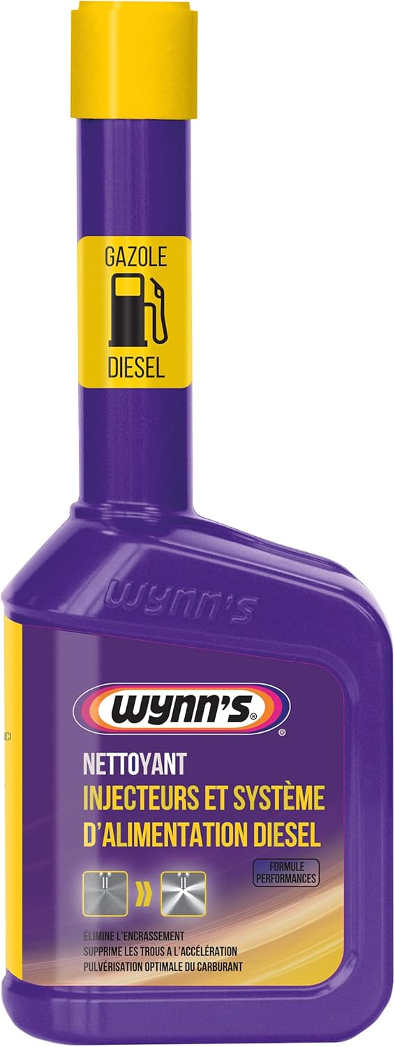 Wynn’s Nettoyant Injecteurs et Système d’Alimentation Diesel - Additif pour Nettoyage des Injecteurs Diesel, Améliore la Combustion et Optimise la Consommation de Carburant - 325 ML