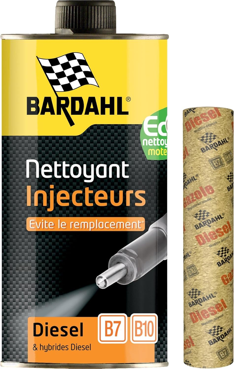 Nettoyant injecteurs diesel BARDAHL 1L - Evite le remplacement - Nettoie et protège le système d'injection