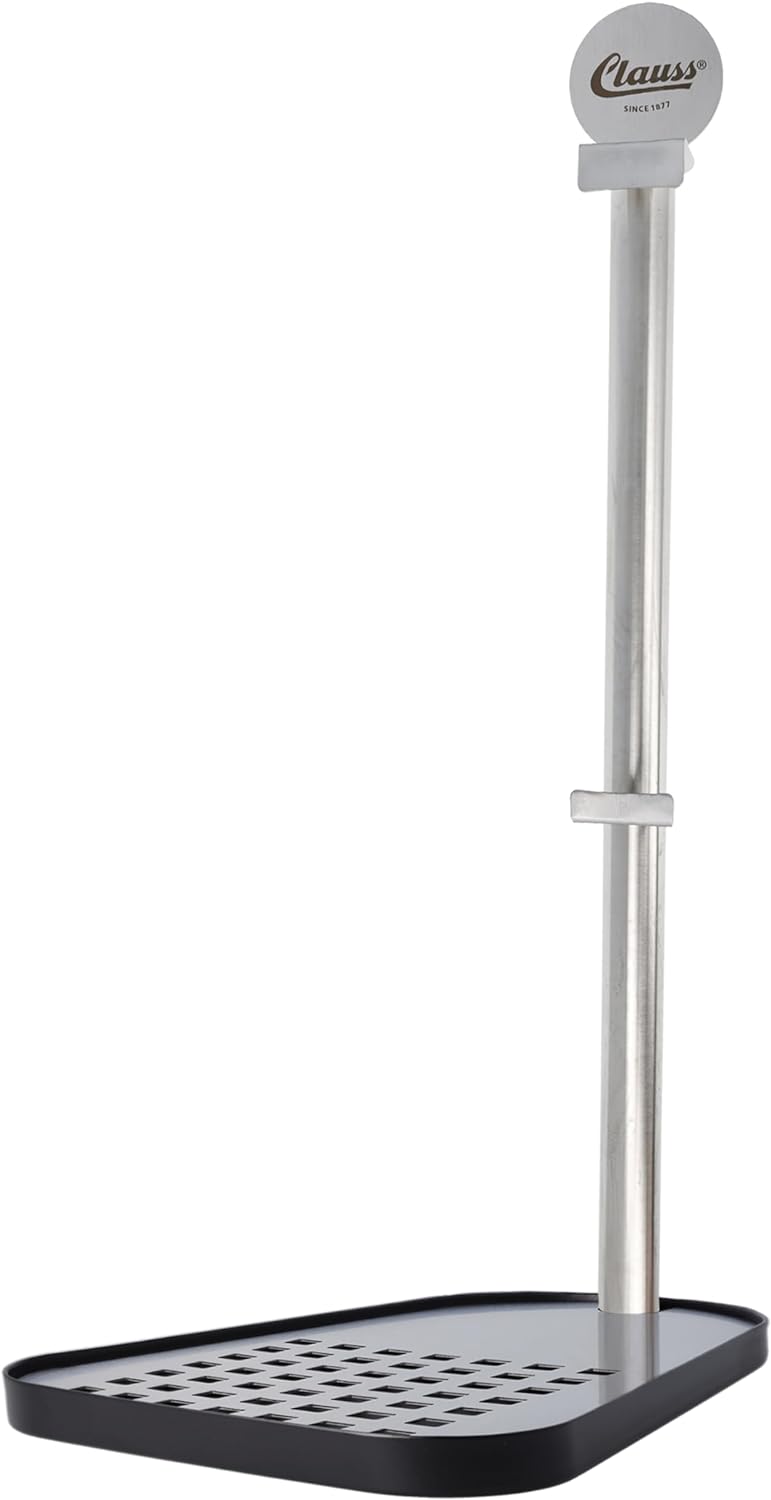 Support de fût de bière pour fût de bière de 5 litres - Support de tirage pour fût de fête avec égouttoir intégré - Stabilité et construction sans vacillement en acier inoxydable - CL-60000 00