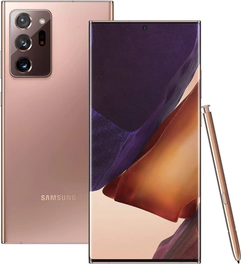 Samsung Galaxy Note 20 Ultra 5G (SIM Unique + eSIM) 128 Go Brun Marron Débloqué (Reconditionné)