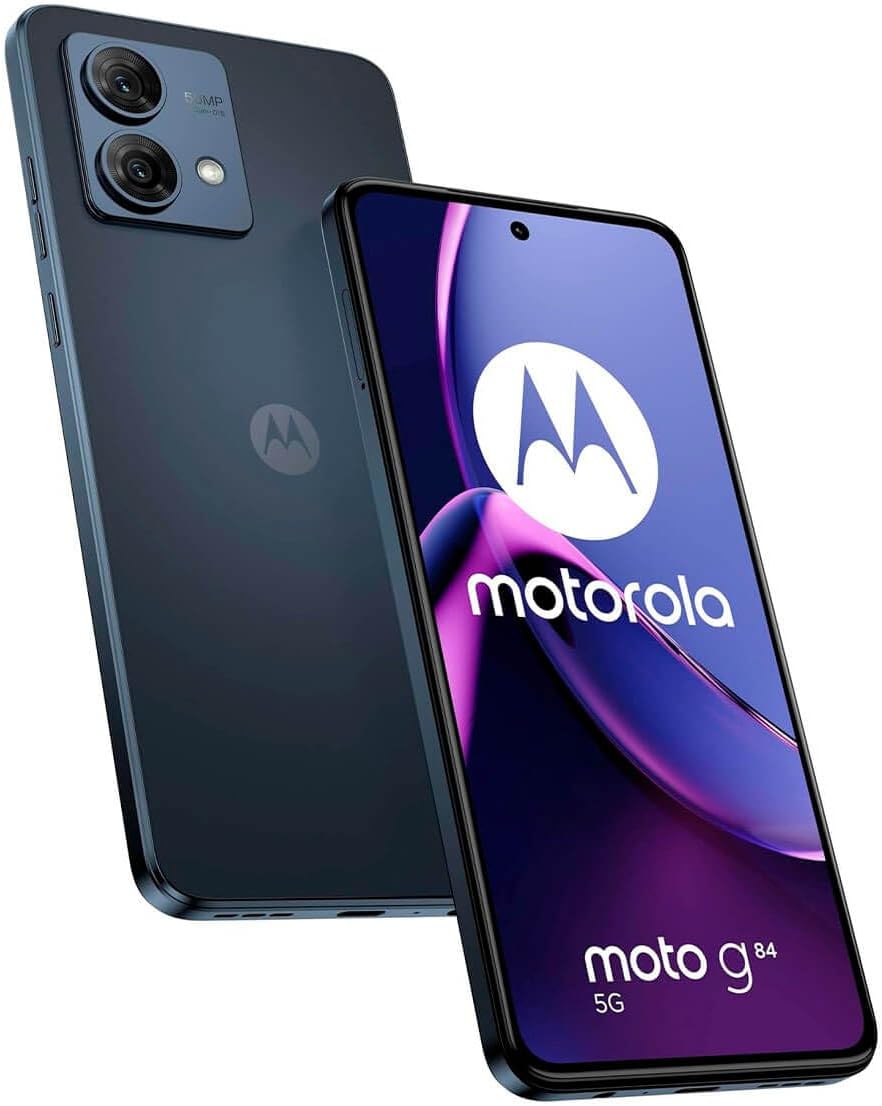 Moto G84 5G 8 Go/256 Go Gris (Midnight Blue) Double SIM XT2347-2