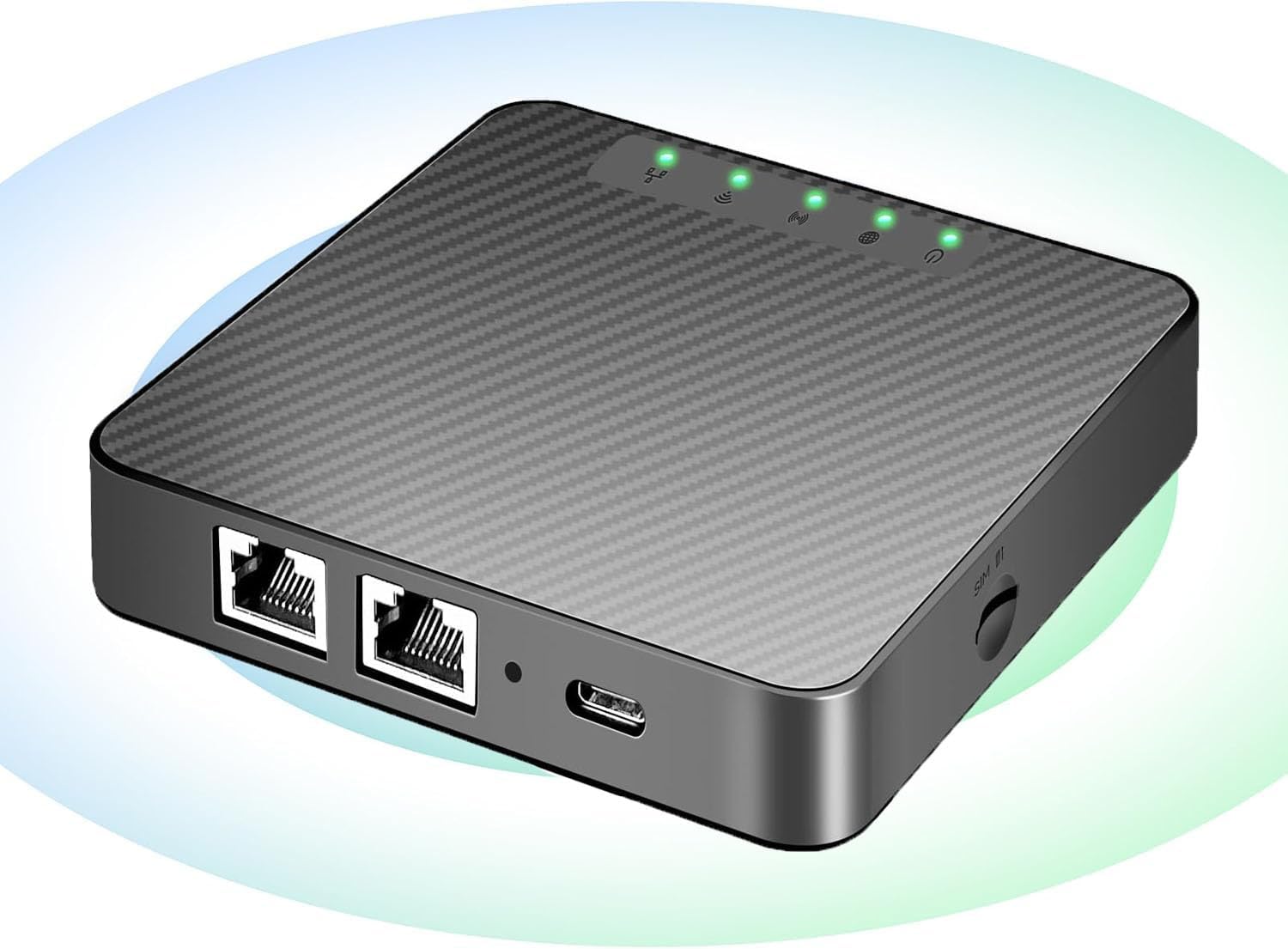 Routeur WiFi Portable SIM,4G LTE 300mbps Global Band,Mobile WiFi Hotspot,2 Ports Ethernet,Antenne de Voiture Intégrée,Couverture de Signal WiFi 9800 sq.ft Convient pour Famille Outdoor (T-CPE301K)