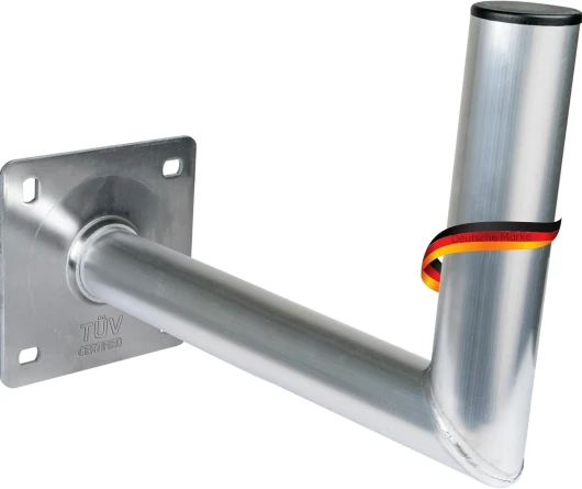 SCHWAIGER 5149 Support antenne parabolique Antenne Satellite Installation Satellite Antenne parabolique Support Mural avec équerre en Aluminium Distance au Mur 35cm
