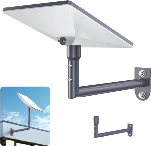 EDUP HOME Starlink V2/Mini Support mural d'angle vertical Starlink long pour toit Starlink Kit de montage Starlink pour kit Internet satellite Starlink V2/Mini