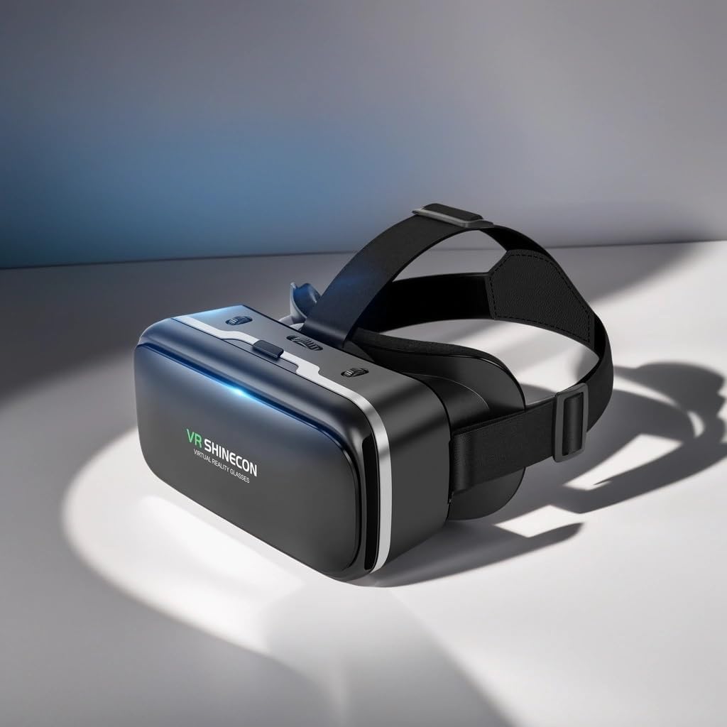Casque 3D Réalité Virtuelle, Lunettes et Casque Pour Iphone et Smartphone Android