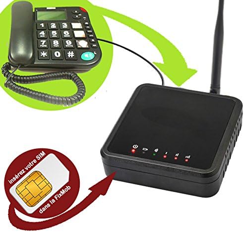 AVRIL-2022 désormais en 4G La FixMob Innovation Mobiho-Essentiel - Transformez Votre combiné Fixe en Mobile en branchant Simplement à la Fixmob - DEBLOQUE