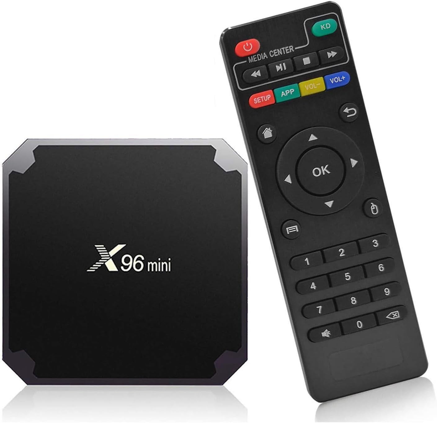 IPTV X96 Mini Lecteur Multimédia de Diffusion en continu, boitier IPTV, Android 11.0/Boîte TV 4K avec Amlogic S905W2 Quad-Core chipset, 64 Bits 2GB/16GB,WiFi,4K HD,H.265.
