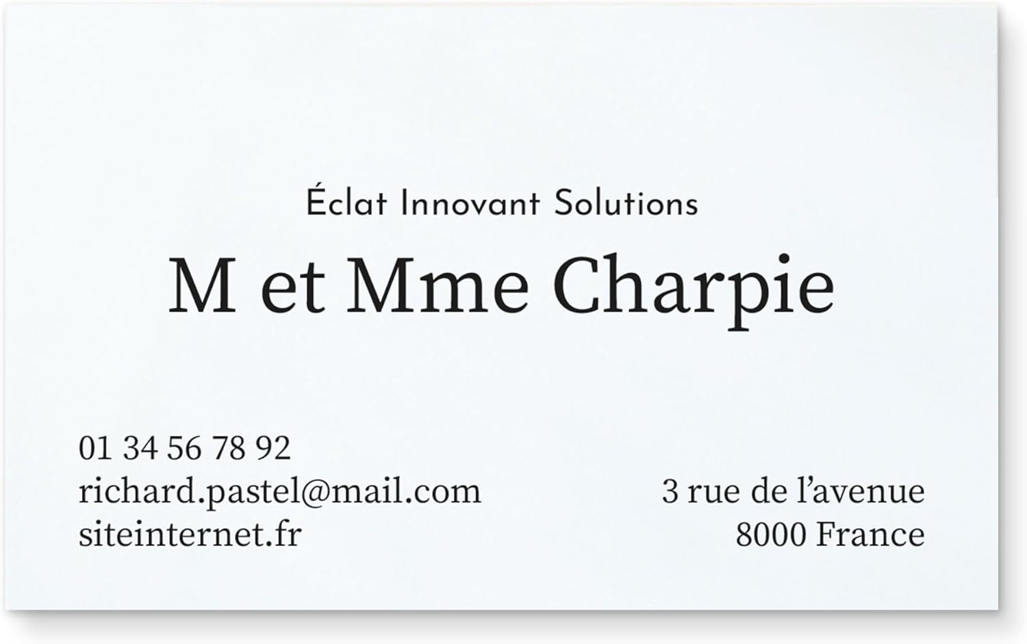 50 à 5000 Cartes de visite personnalisées classiques - UTTSCHEID (1)