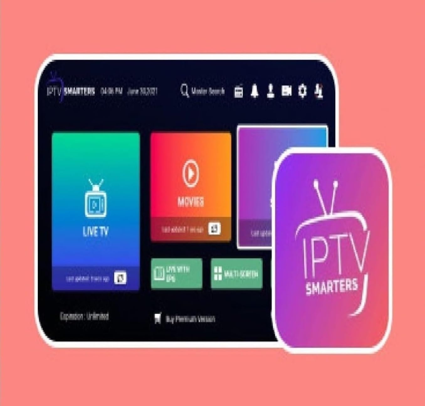 Smarters Pro ‎‎‎‎‎‎‎‎‎‎‎‎‎‎‎‎‎‎‎‎IPTV d'un an Abonnement Code France 4k Compatible avec x96 Smart TV & Box Android Mini & Telephone.