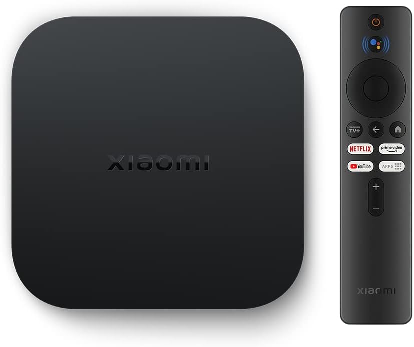 Mi TV Box S 2nd Gen, Reproductrice Streaming en 4K Ultra HD, Bluetooth, Wi-FI, 2GB RAM + 8GB ROM, 2ème Génération, Noir