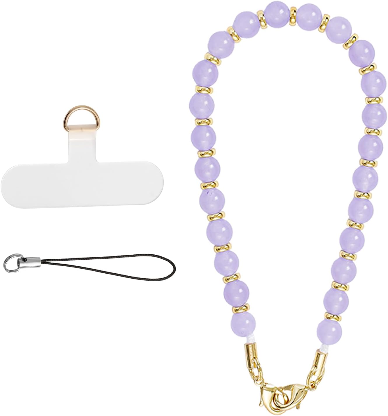 Bracelet Telephone Chaîne de Téléphone Portable, Bijoux de Telephone Lanière de Téléphone Perlée Chaine Telephone Portable, Chaîne de Téléphone Portable Perles