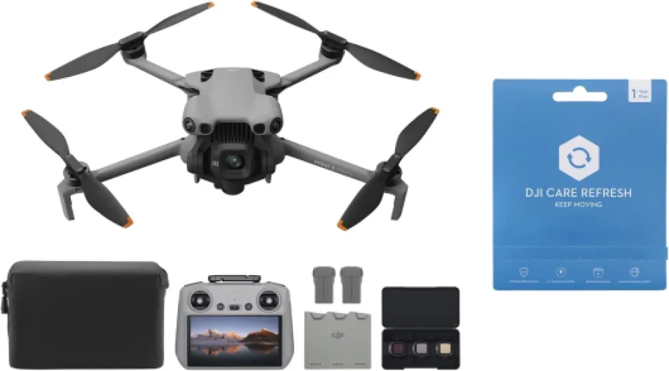 Bundle Fly More DJI Mini 5 Pro avec DJI RC 2 et 1 an de Care, drone 4K pour débutants, drone avec caméra, CMOS 1 pouce, détection d'obstacles, ActiveTrack 360°, C0 Bundle Fly More DJI Mini 5 Pro (DJI RC 2) Avec 1 an de DJI Care