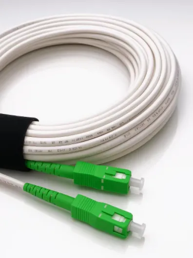 ® - Câble/Rallonge Fibre Optique (Orange SFR Bouygues) - Jarretière Simplex Monomode SC-APC à SC-APC - Blindage et Connecteur Renforcée - Perte Très Fiable - Blanc, 2M