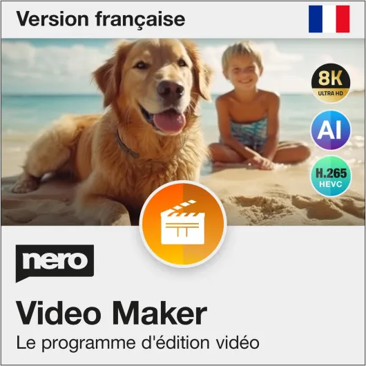 Video Maker 2025 - L'original - logiciel de montage vidéo et photo - couper des vidéos - licence perpétuelle - Windows 11, 10, 8, 7