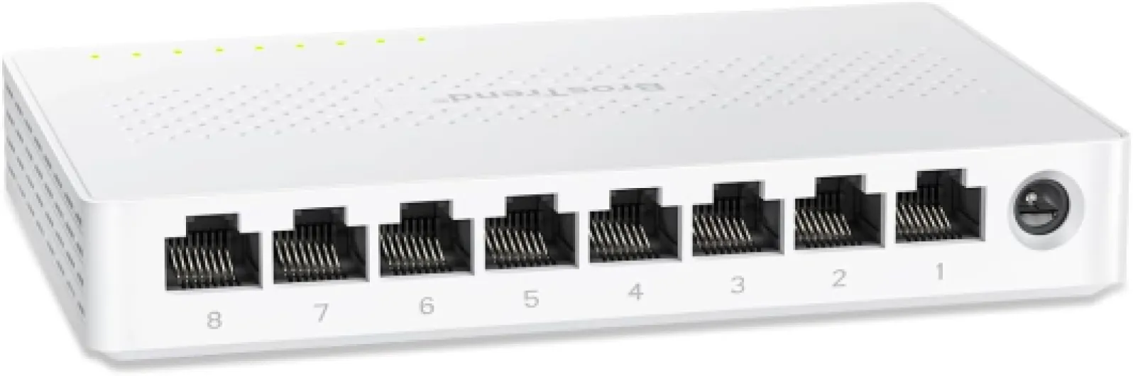 Switch Ethernet 2.5G 8 Ports, Switch RJ45 2.5Gb Unmanaged, 8x 2.5G Base-T Ports, Commutateur Réseau Compatible avec 100/1000/2500Mbps PC NAS, Plug-and-Play, sans Ventilateu, Protection à Vie