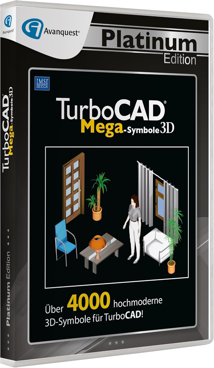 Avanquest Platin Edition TurboCAD 3D Mega Symbole