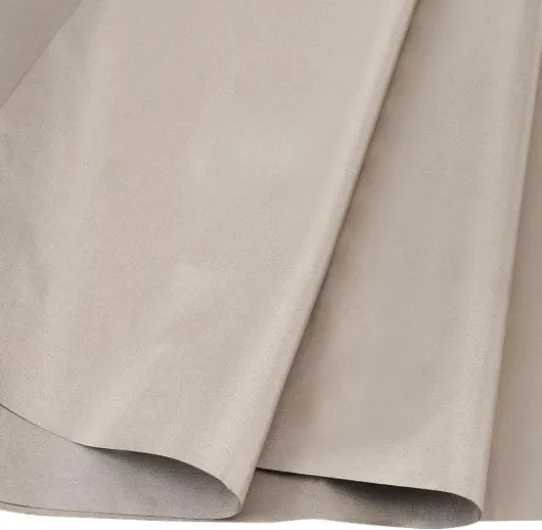 Tissu de Protection EMF Faraday 138 * 51cm Uni EMI Blindage RF et RFID Cage de Faraday en Tissu Nickel Cuivre Boîtier de Protection sans Fil pour Wi FI et Protection RFID Gris Clair 138 * 51cm Gris Clair