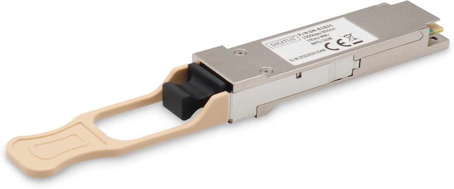 100 Gbit/s QSFP28 SR4 Module - émetteur-récepteur Optique - Quatre canaux - connecteur MPO - Multi-Mode - Full Duplex - 70m OM3/100m OM4 Portée - branchable à Chaud 100 Gbit/s 100 m, 850nm, universal QSFP28 - Multimode