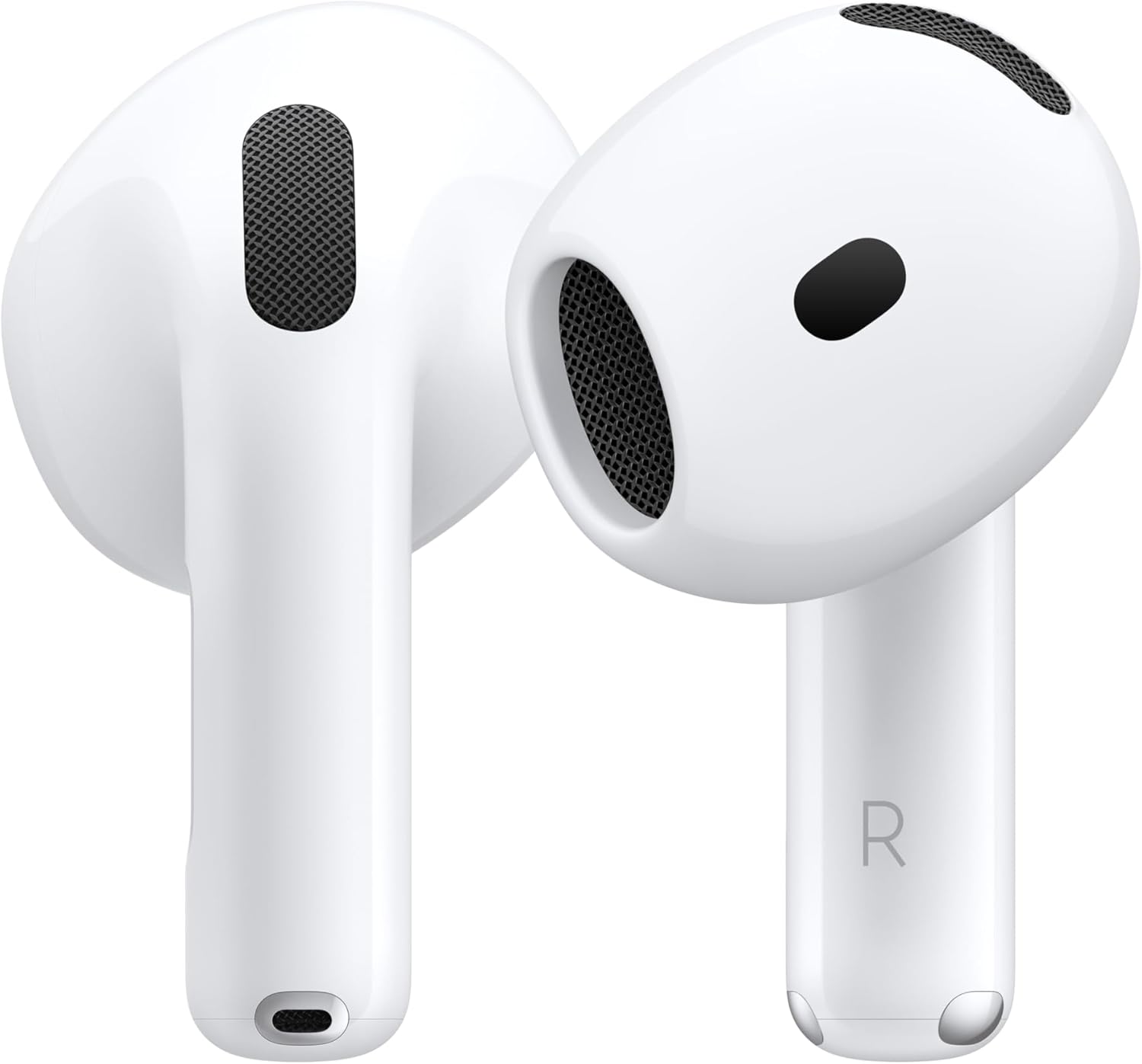 AirPods 4 Écouteurs sans Fil, Casques et écouteurs Bluetooth, Audio Spatial personnalisé, résistance à la Transpiration et l’Eau, boîtier de Charge USB-C, Puce H2, Jusqu’à 24 Heures d’autonomie Sans Réduction Active du Bruit