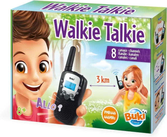 Buki - TW01 - Walkie talkie, Pack Size: 22.5 x 6.5 x 22 cm Sans Piles