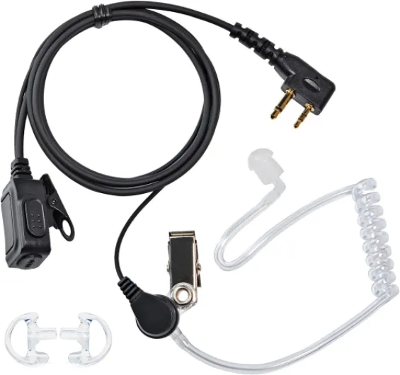 UAYESOK Oreillette radio 2 broches avec micro PTT et écouteurs souples pour Midland G7 G7PRO G8 G9 G5 G6 XT60 XT70 M24 M48 GXT550 GXT650 Alan39 Alan42 PMR446