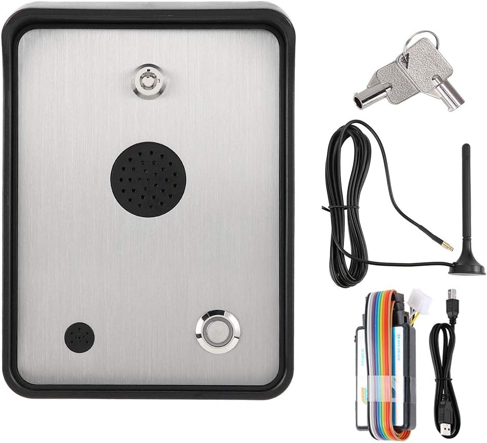 Interphone Audio GSM pour Porte de Maison Unique et Ouvre-Porte, Contrôleur D'accès, Ouvre-Porte de Maison Simple pour Visiteurs