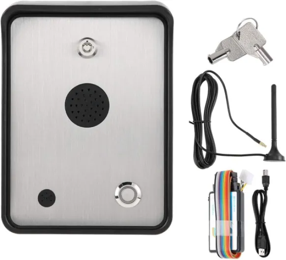 Interphone Audio GSM pour Porte de Maison Unique et Ouvre-Porte, Contrôleur D'accès, Ouvre-Porte de Maison Simple pour Visiteurs