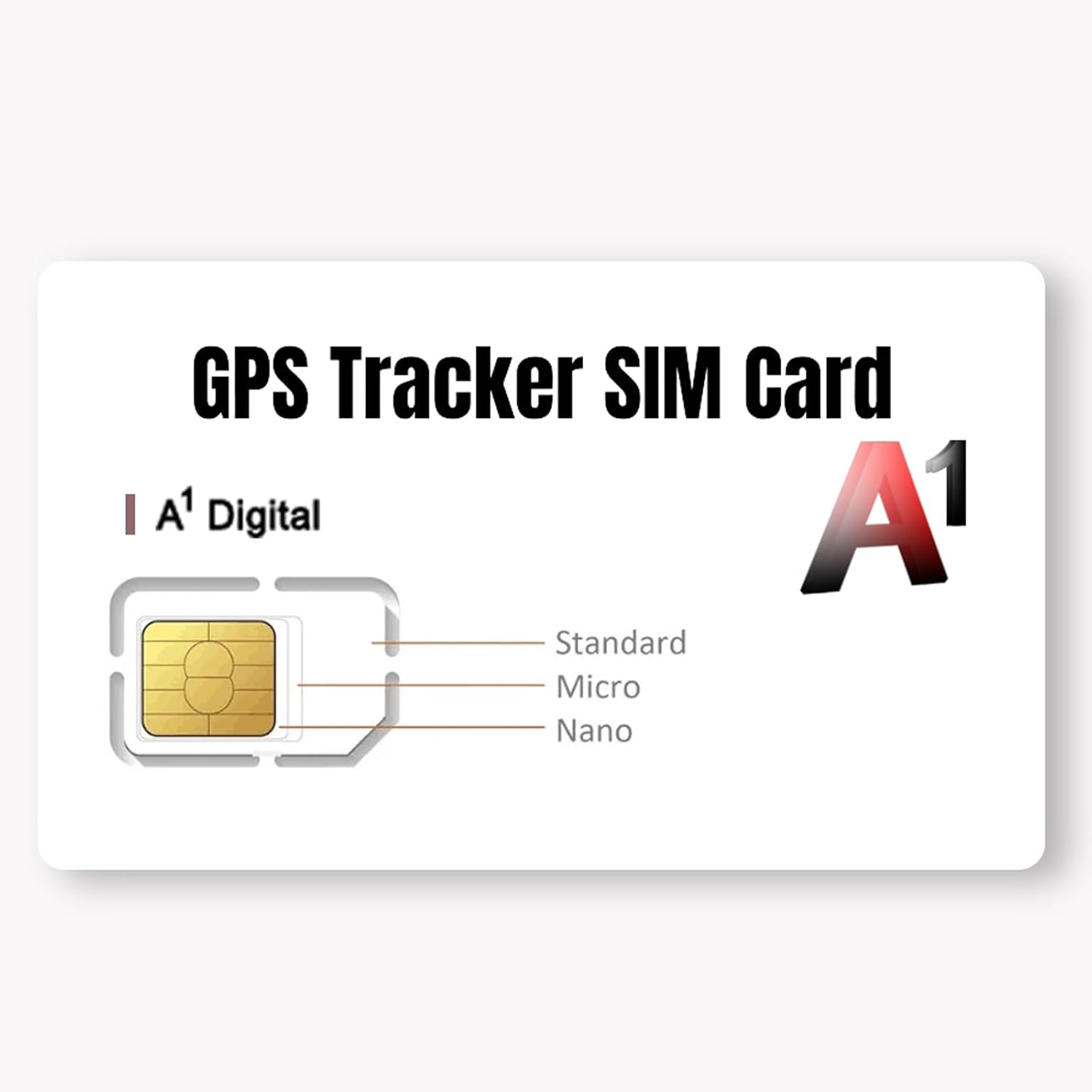 Carte SIM 4G pour Tracker GPS Winnes Tkmars, Données Uniquement, Pas de Voix, Pas de SMS, Carte sim GPS Tracker Application Android iOS Plug and Play Carte sim sans nom Sim-TKMARS Winnes