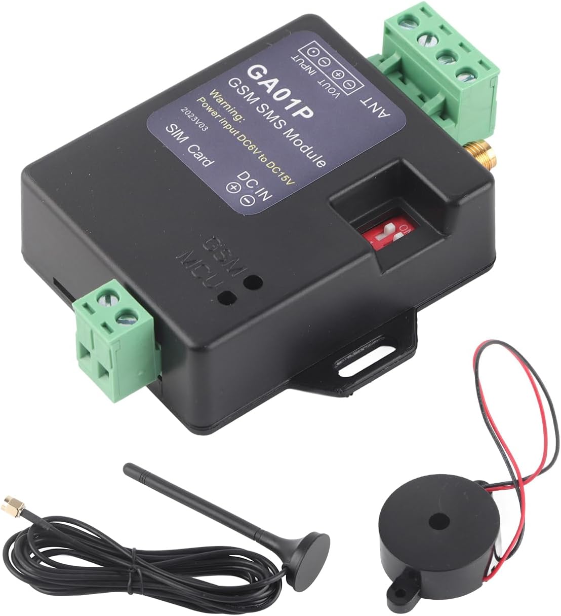 GA01P GSM Mini Télécommande Intelligente Alarme de Panne d'électricité Plastique ABS SMS Alarme Sécurité pour Maison Hôtel Bureau Magasin