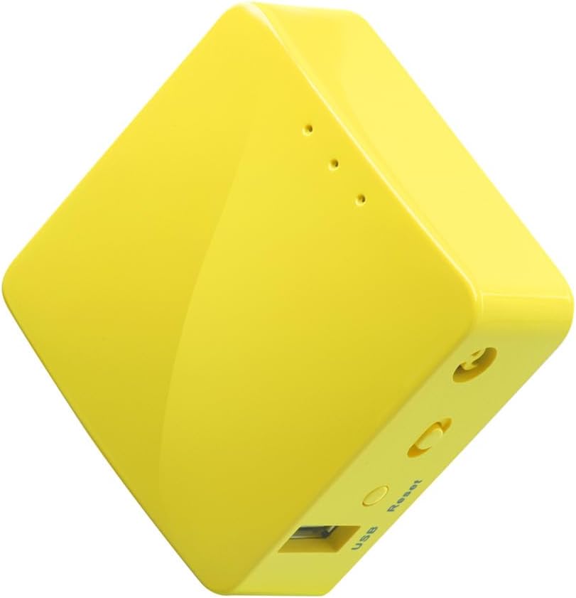 GL.iNet GL-MT300N-V2(Mango) Mini routeur WiFi VPN de Poche sans Fil Portable de Voyage - Point d'accès/Extender/WDS - OuvrirWrt - 2 Ports Ethernet - VPN OpenVPN/Wireguard - USB 2.0 - 128 Mo de RAM