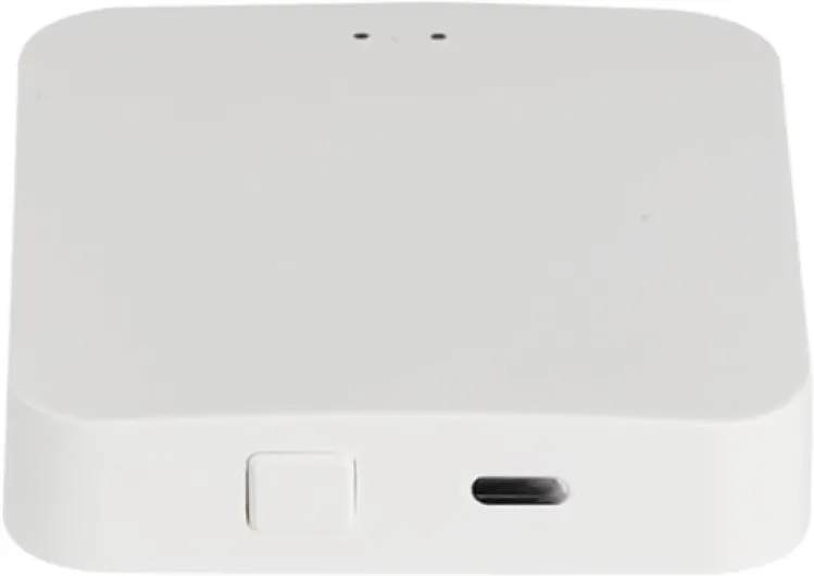 Passerelle Bluetooth/Wi-FI 2,4 GHz spécifique écosystème Tuya – Supporte jusqu'à 20 connexions simultanées – Livrée avec Adaptateur Secteur et câble USB-C Bluetooth / Wi-Fi 2.4GHz