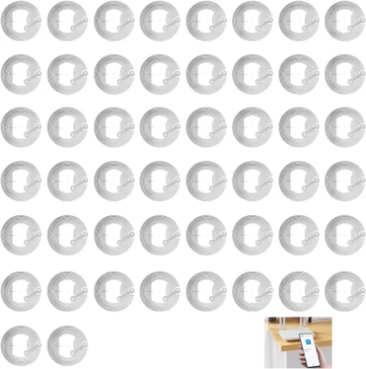 Lot de 50 autocollants NFC Ntag213 - Réinscriptibles - Puce NFC - Cartes NFC programmables - Mémoire de 144 octets - Puce NFC - Pour tous les téléphones et appareils compatibles NFC NFC 213