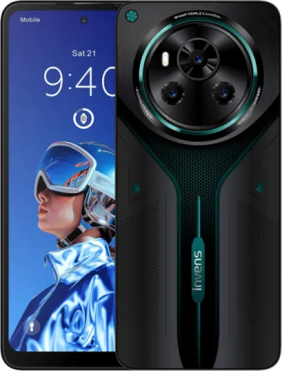 Invens Ultra 13P Smartphone Android 15, 16Go+128Go/1TB, Écran HD+ 6.79" 90Hz, 64MP+16MP, Telephone Portable Pas Cher 5000mAh, Téléphone Double SIM/OTG/Fingerprint/Prise Casque 3,5 mm - Vert