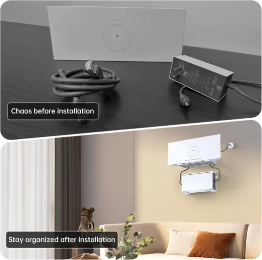 Starlink V3 Mount - Routeur Mural Avec Kit de Montage d'Alimentation Pour Gen 3 Standard Dishy