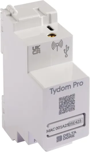 Passerelle maison connectée pour tableau électrique Tydom Pro - Box domotique, sans abonnement, compatible contrôle vocal, commande à distance – 6700117 Blanc