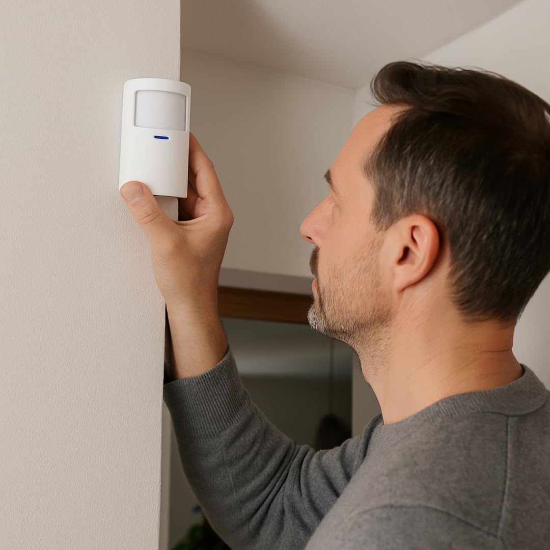 Alarme Maison Connectée Daewoo Vigilia+ Wi-FI & GSM avec Caméra Rotative, Détecteurs Ouverture/Vibration, Détecteur Mouvement Animaux, Télécommande, Badges RFID, Application Mobile Vigilia WIFI / GSM