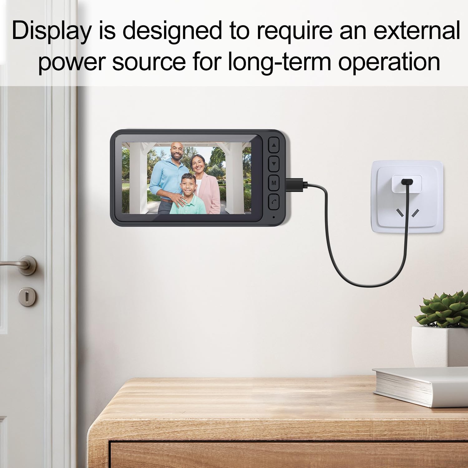 Sonnette sans Fil avec Camera avec écran IPS 4.5 étanche Exterieur Visiophone Bluetooth 1080P Sonnette Extérieure Pas WiFi Pas APP 120° Angle Interphone sans Fil Vision Nocturne Audio Bidirectionnel 160°