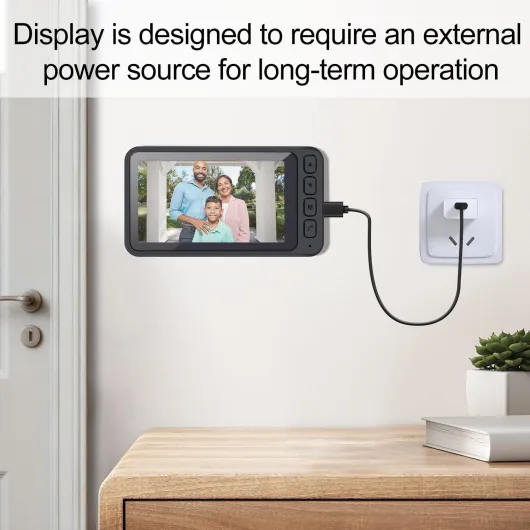 Sonnette sans Fil avec Camera avec écran IPS 4.5 étanche Exterieur Visiophone Bluetooth 1080P Sonnette Extérieure Pas WiFi Pas APP 120° Angle Interphone sans Fil Vision Nocturne Audio Bidirectionnel 160°