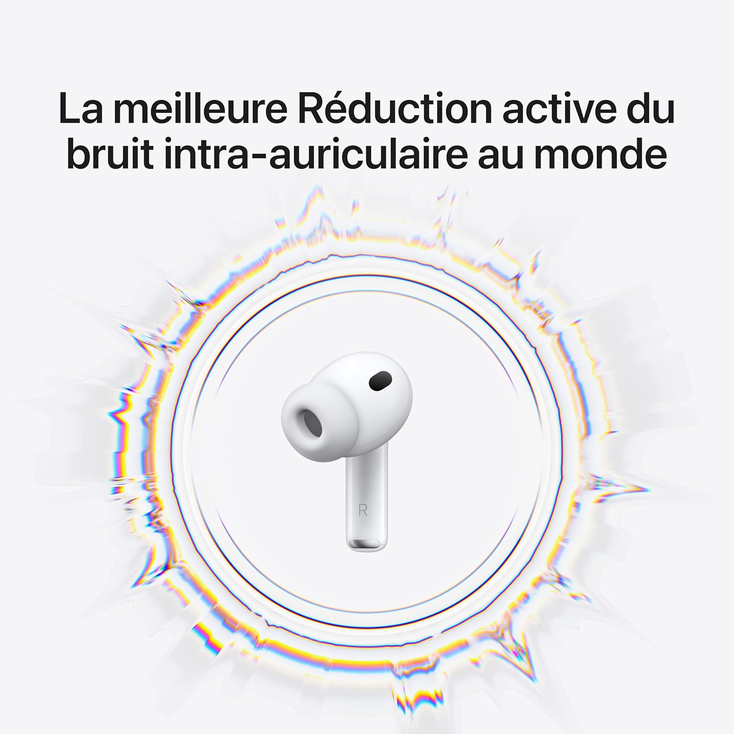 AirPods Pro 3 Écouteurs sans Fil, réduction Active du Bruit, détection de la fréquence Cardiaque, écouteurs Bluetooth, Audio Spatial, Son Haute-fidélité, Recharge USB-C