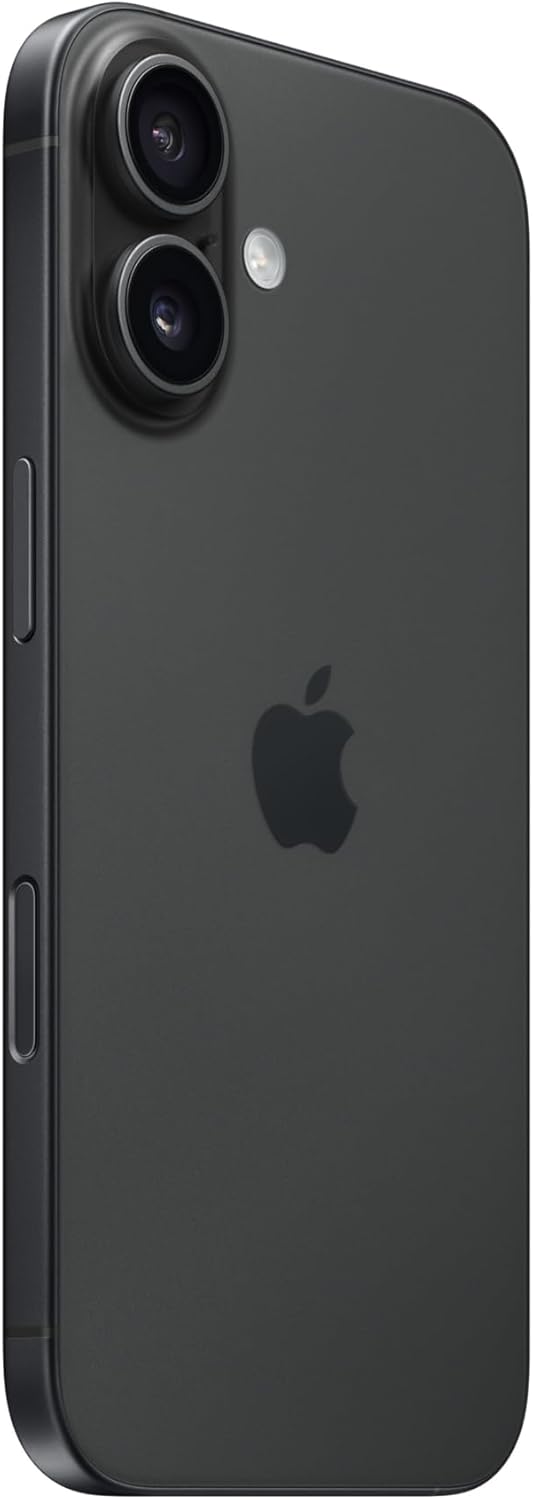 IPhone 16 (128 Go) - Noir + Coque Transparente avec MagSafe Noir 128 Go +Coque transparente