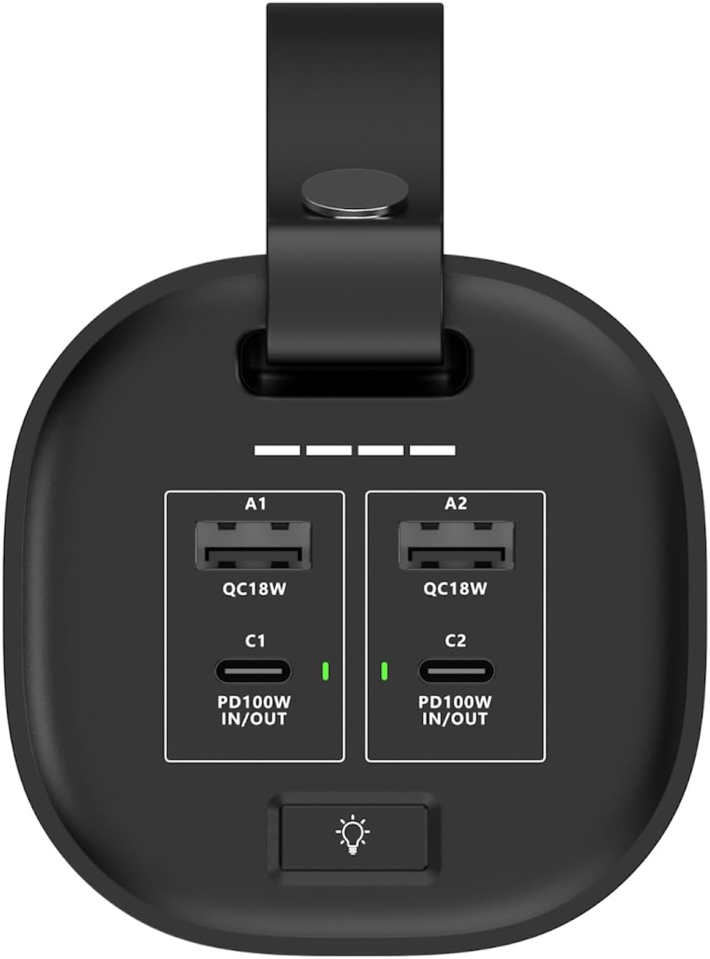 Titan Power Bank 60000mAh 200W pour Ordinateur Portable et MacBook, 2 Ports USB-C 100W PD3.0, Batterie Externe LiFePO4 3000 Cycles, pour Tablette, Nintendo Switch et Drone