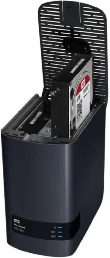 WD 0 To - Diskless My Cloud EX2 Ultra Boîtier NAS 2 baies - Stockage en réseau RAID, synchronisation de fichiers, streaming, serveur média 0 To (sans disques)