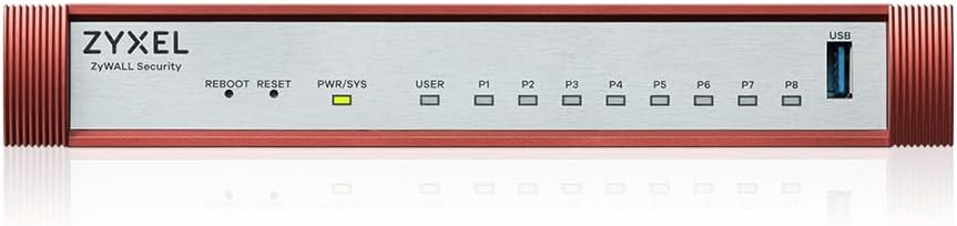 USGFLEX100H ZyWALL Firewall Haute Vitesse pour la Cybersécurité - Matériel Uniquement - VPN - Classe Affaires - Jusqu'à 50 Utilisateurs - Option Nebula Cloud